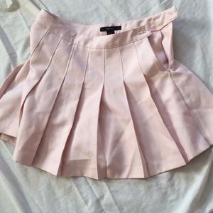 Baby pink mini skirt forever 21
